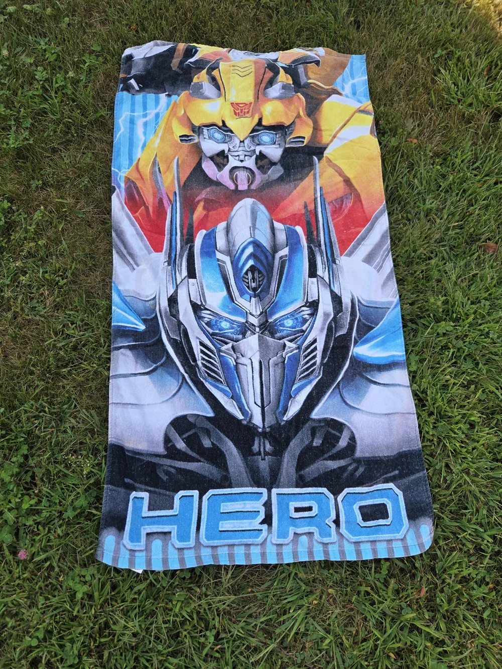 Vintage Transformers Hero Beach Towel -